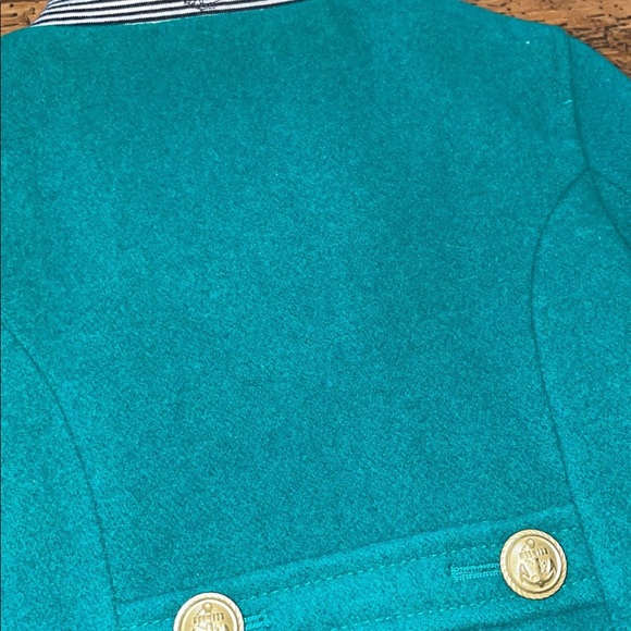 Petit Bateu coat is emerald green new without tags - Picture 6 of 7